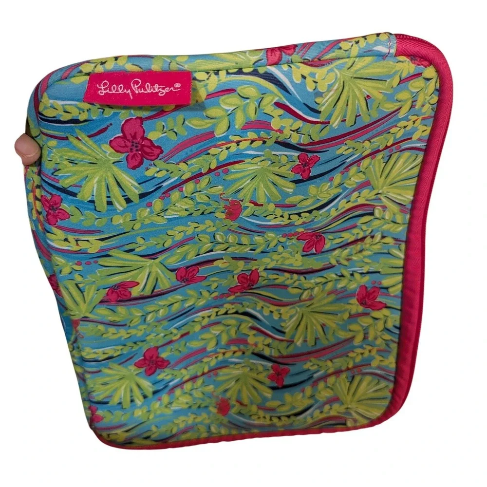 Lilly Pulitzer Tablet Sleeve 10.5x8 Small Multicolor Tropical Floral